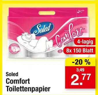 Zimmermann Soled comfort toilettenpapier Angebot