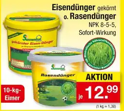 Zimmermann Sonnenhof eisendünger oder rasendünger Angebot