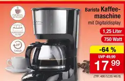 Zimmermann Barista kaffeemaschine Angebot