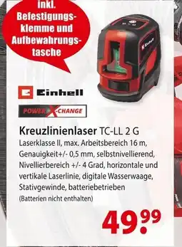 bauSpezi Einhell kreuzlinienlaser tc-ll 2 g Angebot