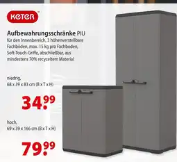 bauSpezi Keter aufbewahrungsschränke piu Angebot