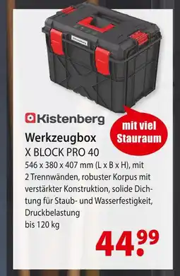 bauSpezi Kistenberg werkzeugbox x block pro 40 Angebot