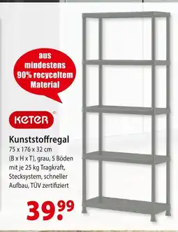 bauSpezi Keter kunststoffregal Angebot