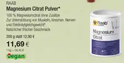 Vitalia Raab magnesium citrat pulver Angebot