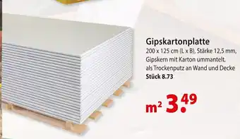 bauSpezi Gipskartonplatte Angebot