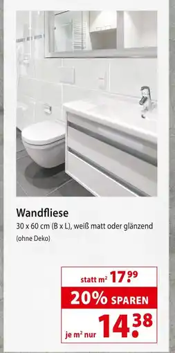 bauSpezi Wandfliese Angebot