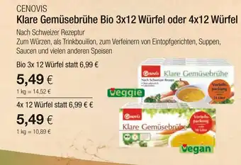 Vitalia Cenovis klare gemüsebrühe bio Angebot