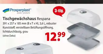 bauSpezi Prosperplast tischgewächshaus respana Angebot