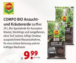 bauSpezi Compo bio anzucht- und kräutererde torffrei Angebot