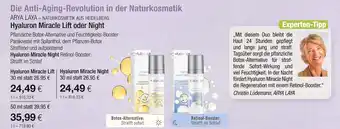 Vitalia Arya laya hyaluron miracle lift oder night Angebot