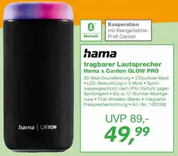 EP hama tragbarer Lautsprecher Hama x Canton GLOW PRO Angebot