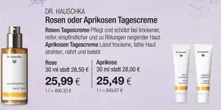 Vitalia Dr. hauschka rosen oder aprikosen tagescreme Angebot