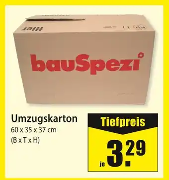 bauSpezi Bauspezi umzugskarton Angebot