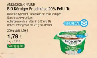 Vitalia Andechser natur bio körniger frischkäse Angebot