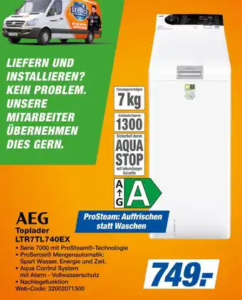 Expert Aeg toplader ltr7tl740ex Angebot