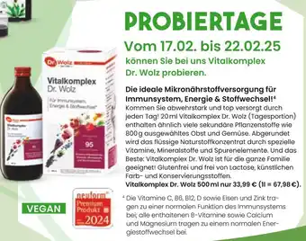 Vitalia Dr. wolz vitalkomplex Angebot