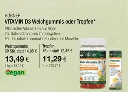 Vitalia Hübner vitamin d3 weichgummis oder tropfen Angebot