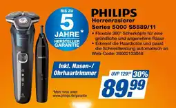 Expert Philips herrenrasierer series 5000 s5889/11 Angebot