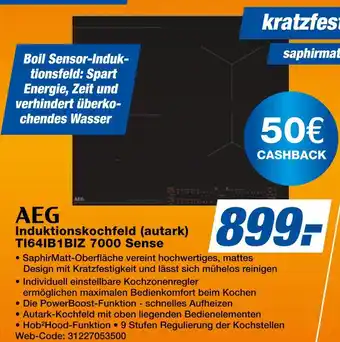 Expert Aeg induktionskochfeld (autark) ti64ib1biz 7000 sense Angebot