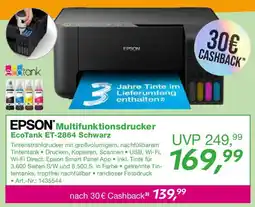 EP EPSON Multifunktionsdrucker EcoTank ET-2864 Schwarz Angebot