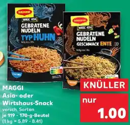 Kaufland MAGGI Asia- oder Wirtshaus-Snack Angebot