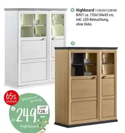 Zurbrüggen Highboard Angebot