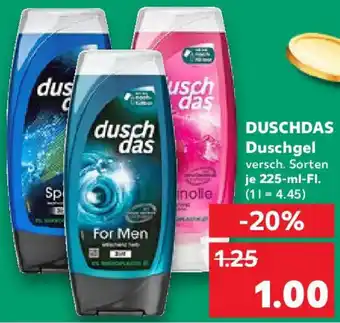 Kaufland DUSCHDAS Duschgel Angebot