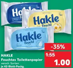 Kaufland HAKLE Feuchtes Toilettenpapier Angebot