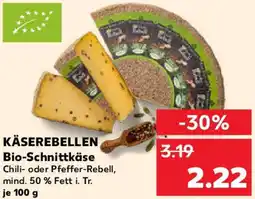 Kaufland KÄSEREBELLEN Bio-Schnittkäse Angebot