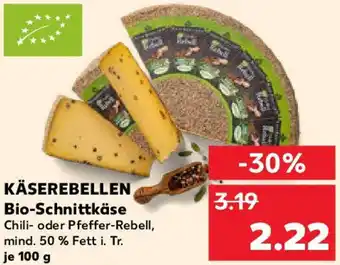 Kaufland KÄSEREBELLEN Bio-Schnittkäse Angebot