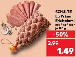 Kaufland SCHULTE La Prima Edelsalami Angebot