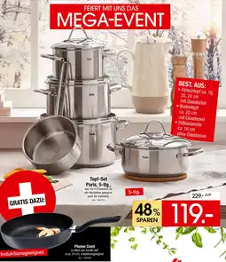 Zurbrüggen Fissler topf-set paris, 5-tlg Angebot