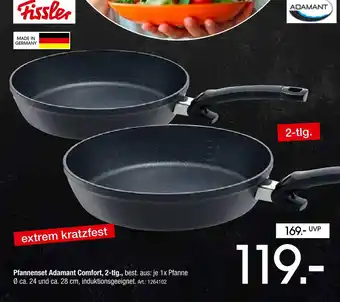 Zurbrüggen Fissler pfannenset adamant comfort, 2-tlg Angebot