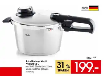 Zurbrüggen Fissler schnellkochtopf vitavit premium 4,5 l Angebot