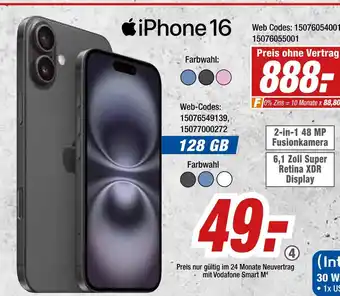 Expert Apple iphone 16 Angebot