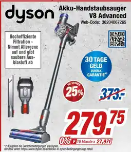 Expert Dyson akku-handstaubsauger v8 advanced Angebot