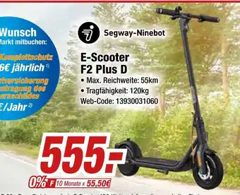 Expert Segway-ninebot e-scooter f2 plus d Angebot