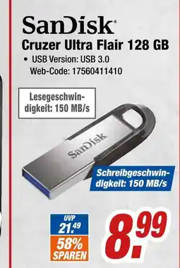 Expert Sandisk cruzer ultra flair 128 gb Angebot