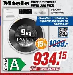 Expert Miele waschmaschine wwd 380 wcs Angebot