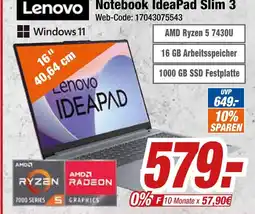 Expert Lenovo notebook ideapad slim 3 Angebot