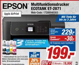 Expert Epson multifunktionsdrucker ecotank et-2871 Angebot