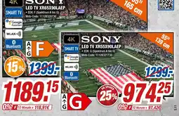 Expert Sony led tv xr65x90laep oder led tv xr55x90laep Angebot