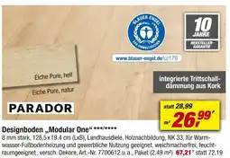 toom Baumarkt Parador designboden modular one Angebot