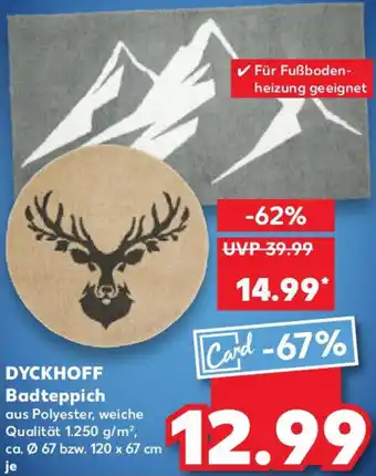 Kaufland DYCKHOFF Badteppich Angebot