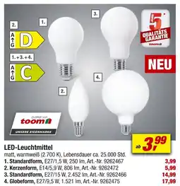 toom Baumarkt Toom led-leuchtmittel Angebot