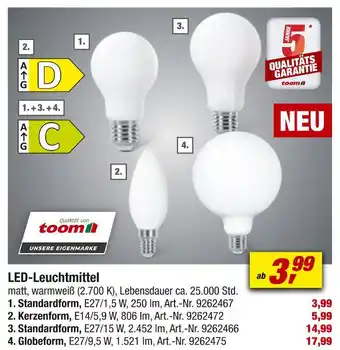 toom Baumarkt Toom led-leuchtmittel Angebot