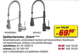 toom Baumarkt Kalani spültischarmatur Angebot