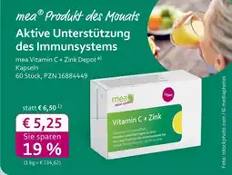 Mea Mea vitamin c + zink depot Angebot