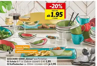 SCONTO Peill + putzler geschirr-serie genua aus porzellan Angebot