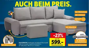 SCONTO Polsterecke mit hocker Angebot